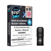 EXCISE TAX FLAVOUR BEAST BOSS BLUEBERRY ICED PODS MR. VAPOR TORONTO , BURLINGTON ONTARIO CANADA